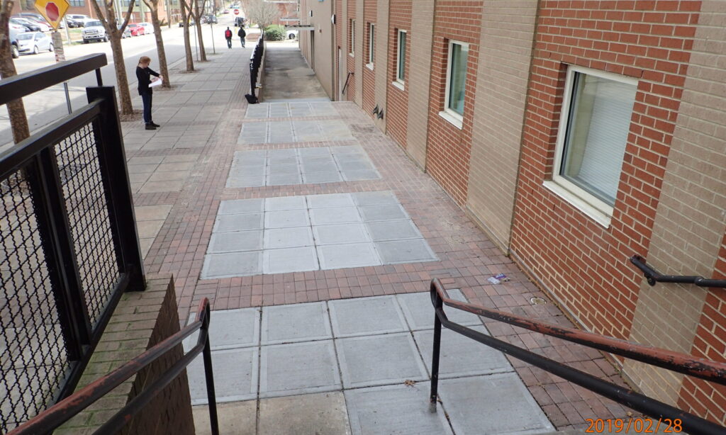 Exterior staircase